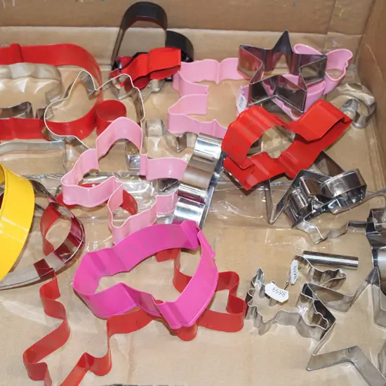 box of cookie cutters