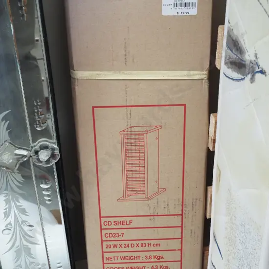 yet to be assembled CD tower