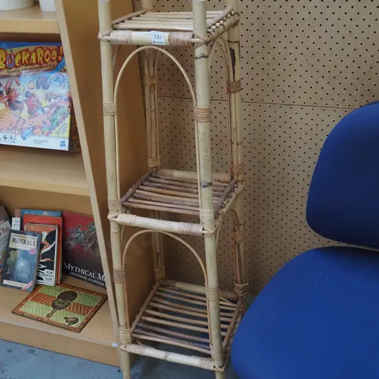 3 tier bamboo jardiniere stand H1000