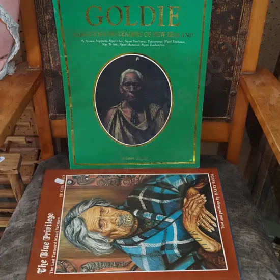 Goldie book, Maori woman book