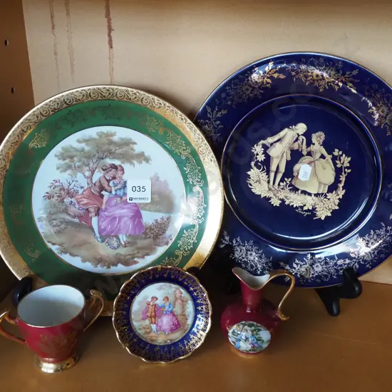 Limoges miniatures, plates