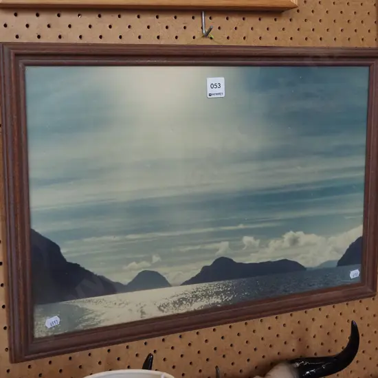 framed photo print - seascape