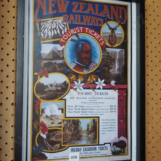 NZR reproduction digital print