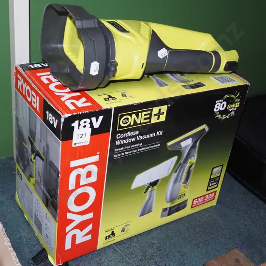 Ryobi cordless window cleaner - no battery or charger