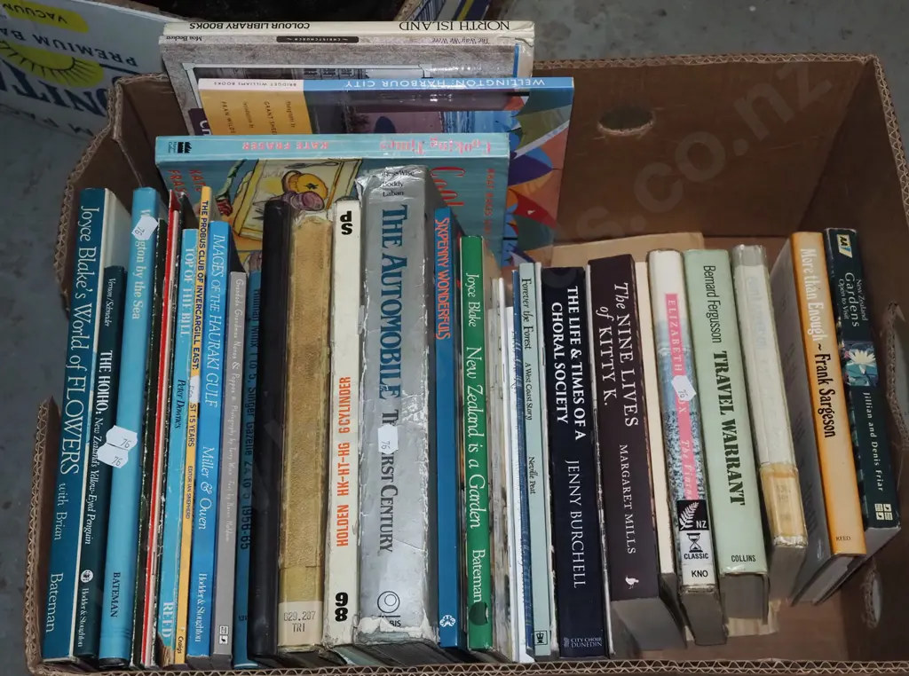 box of various books Image 1++