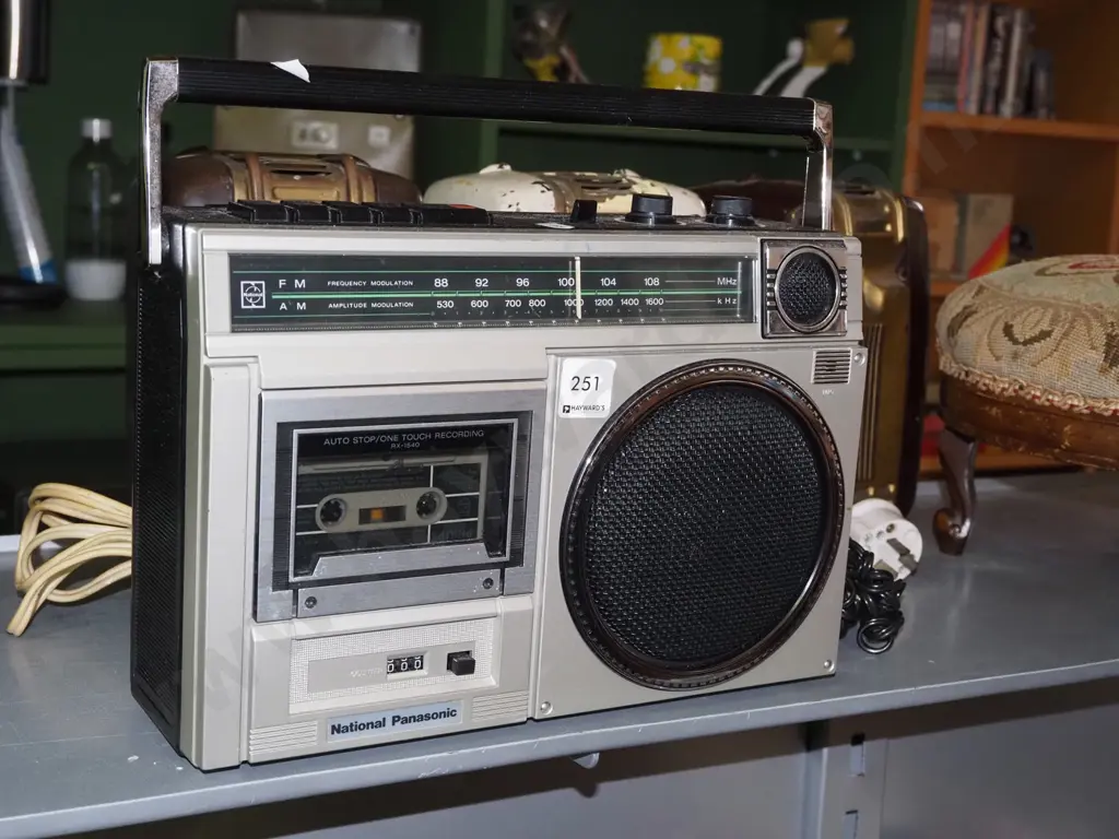 retro National Panasonic radio cassette player - As Is No Returns Image 1++