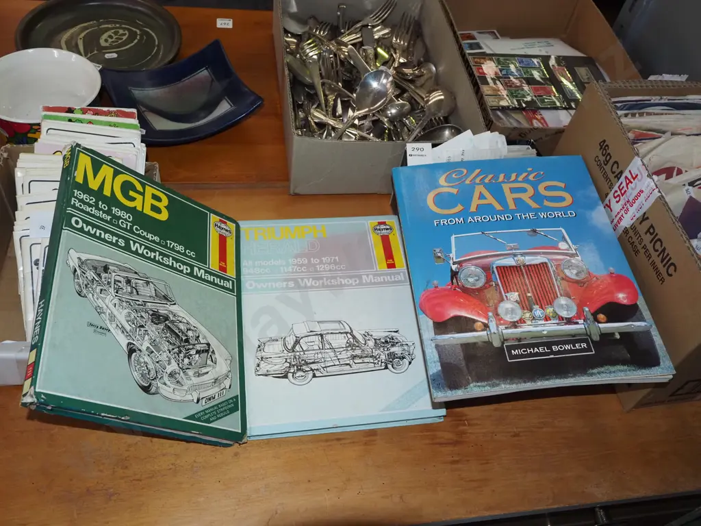 2x car manuals, classic cars book Image 1++