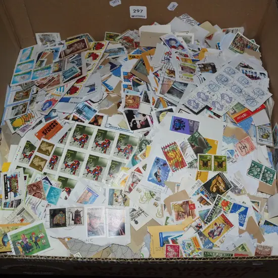 box of stamps