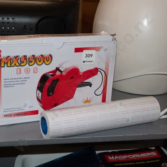 boxed price labeller, roll of labels