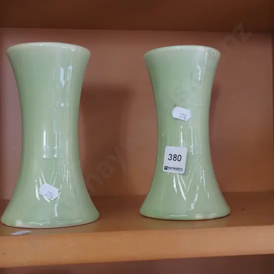 2x Dunedin Horticultural Society vases H160