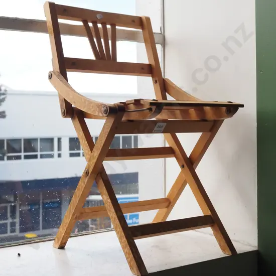 foldaway wooden dolls/childs chair