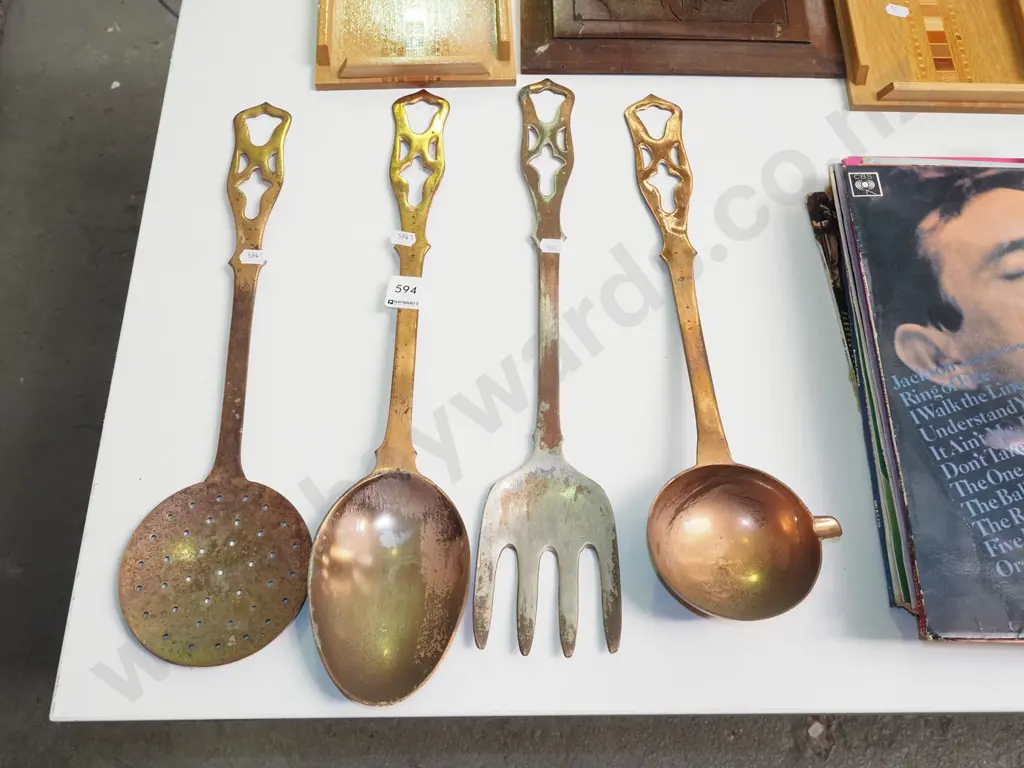 large copper plated kitchen utensils Image 1++