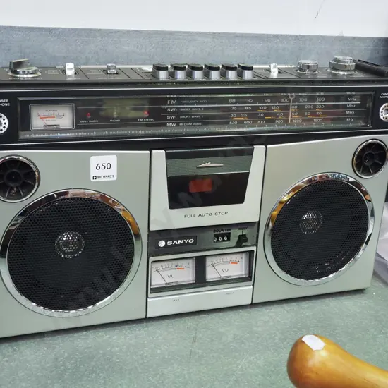 Sanyo radio cassette player - As Is No Returns