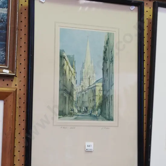 framed print - St Marys Oxford