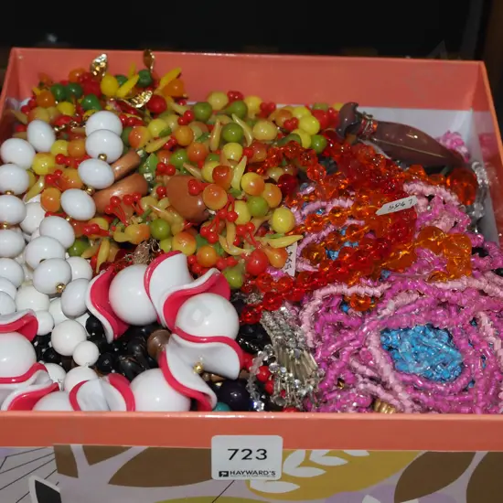 box of costume jewellery