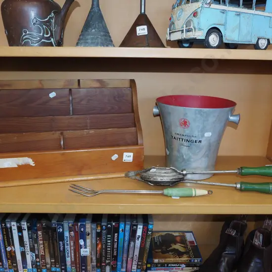 shelf; letter rack, ice bucket etc