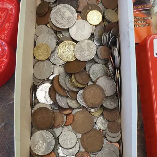 box of coins