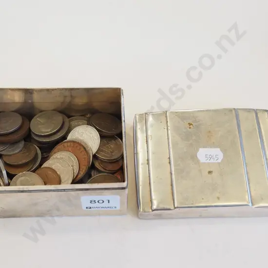 tin and coins