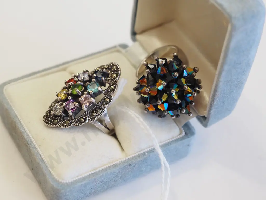 2x sterling silver rings Image 1++