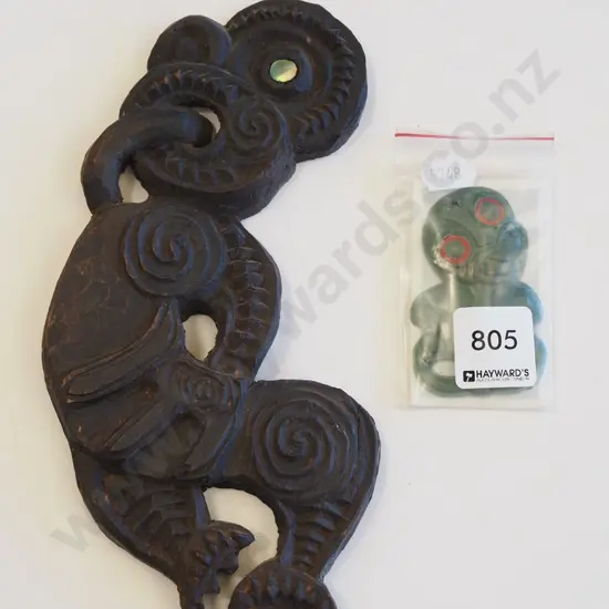 plastic tiki, carving L220