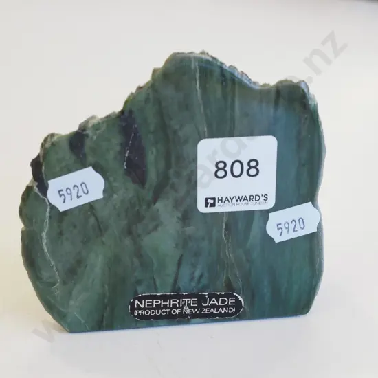 polished piece of jade