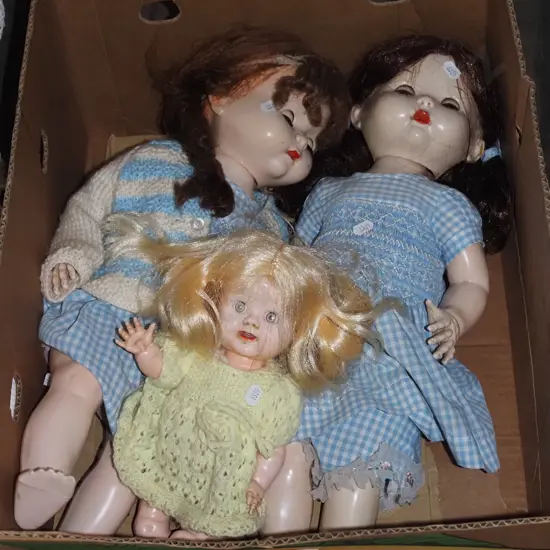 box of dolls