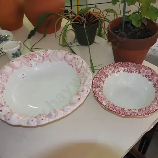 1x large fruit bowl, Wedgwood Woodland bowl Largest Diam410