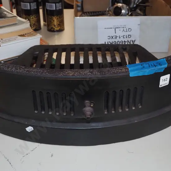 part cast iron grate and ash tray