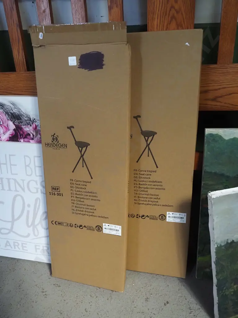 2x boxed as new seat canes Image 1++