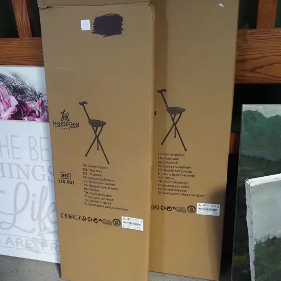 2x boxed as new seat canes