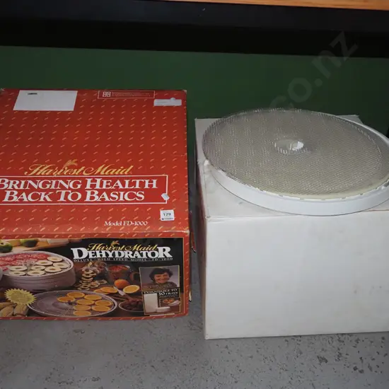 as new boxed Harvestmaid dehydrator with additional trays