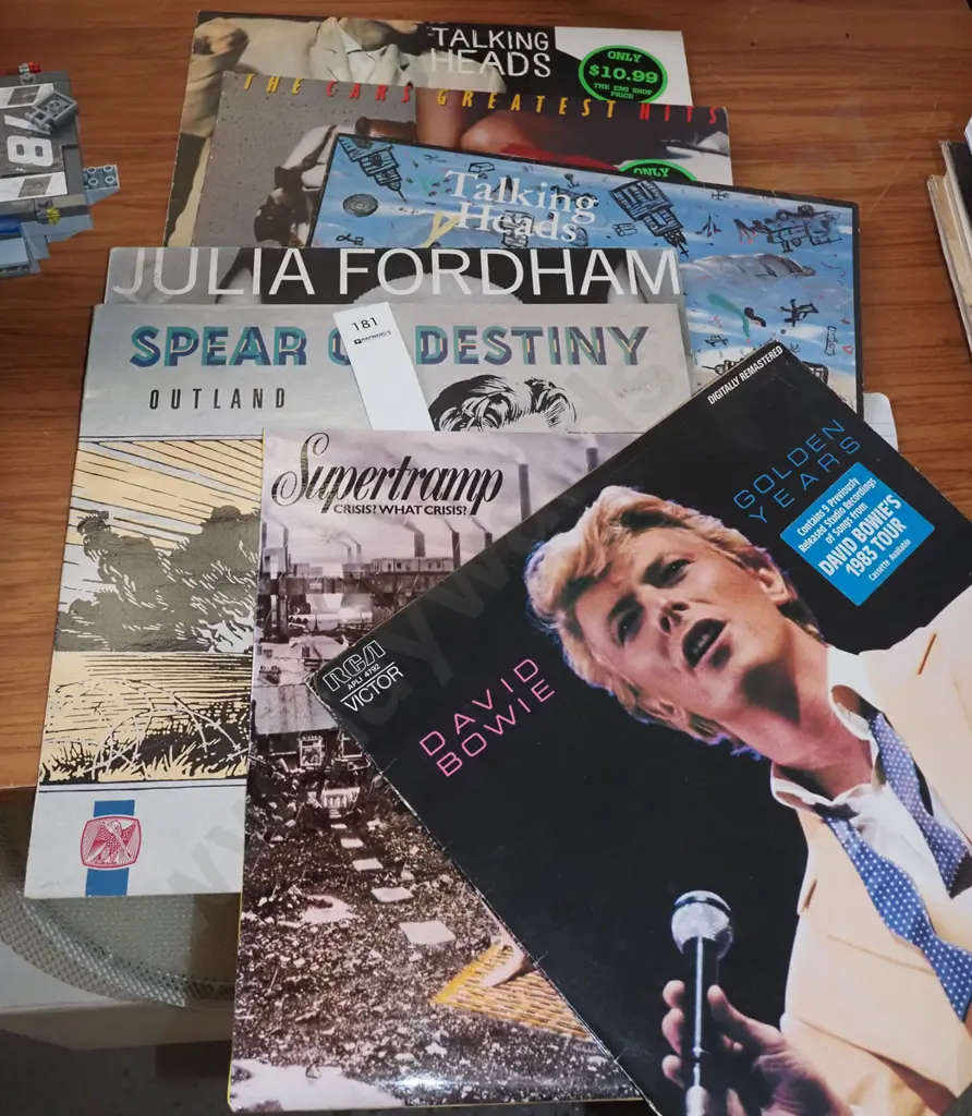 LPs; David Bowie, Supertramp, Talking Heads etc Image 1++