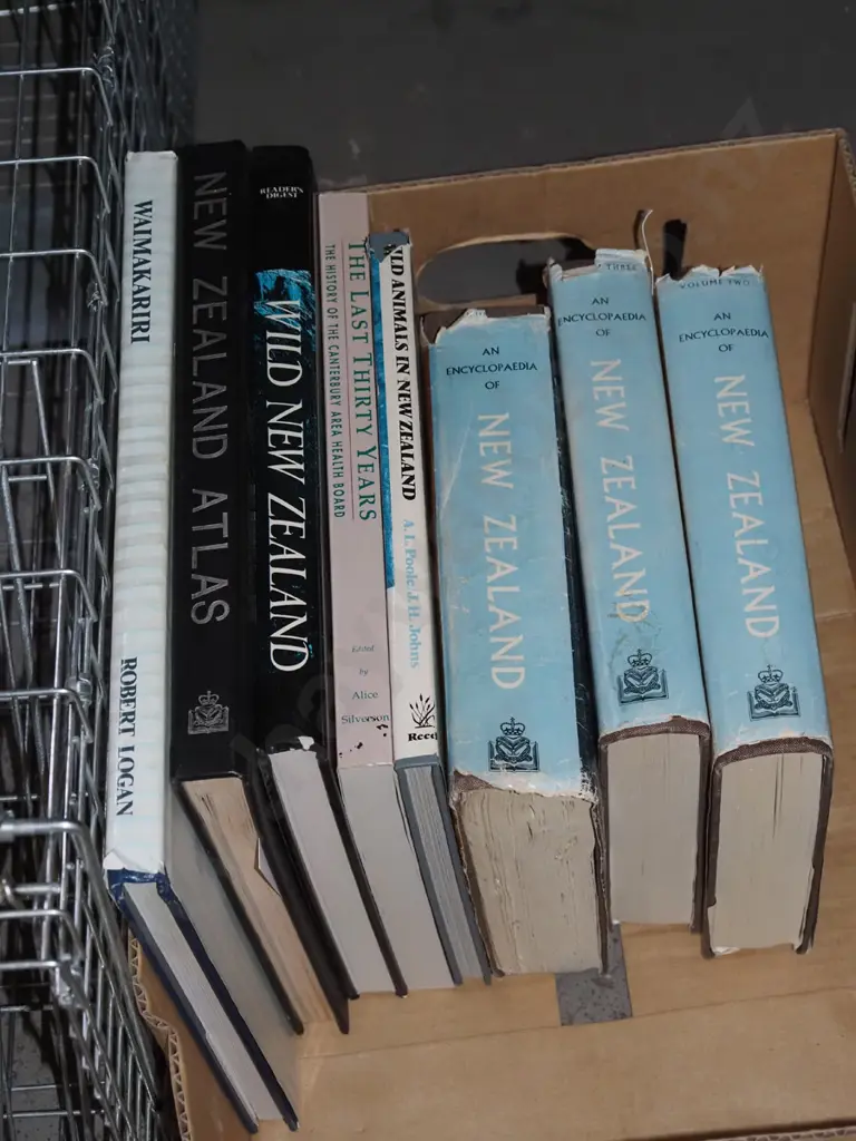 box of NZ books Image 1++