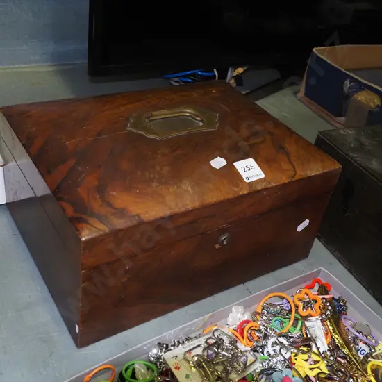 restorer's vintage sewing box and threads