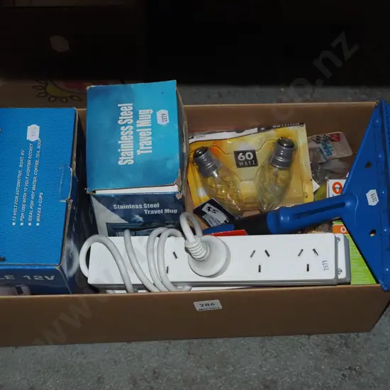 box; 12V kettle, travel mug, multi box etc