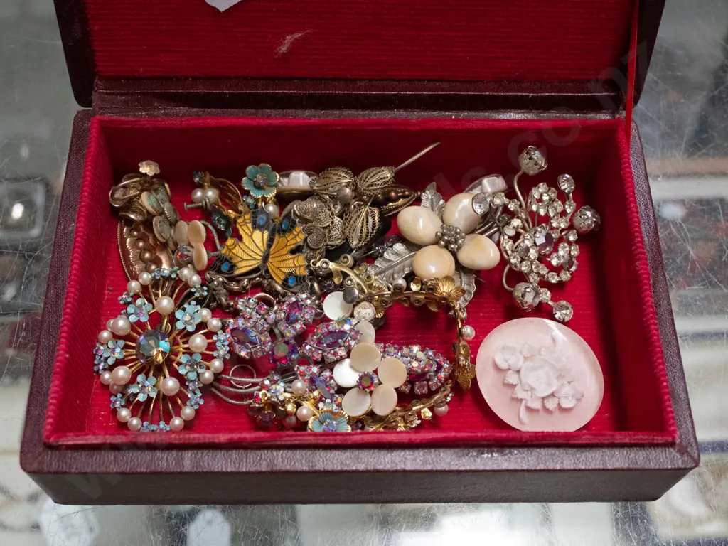 tray of brooches  Image 1++