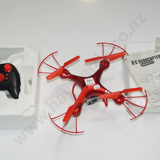 R/C  Quadcopter drone and controller
