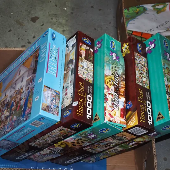 box of puzzles