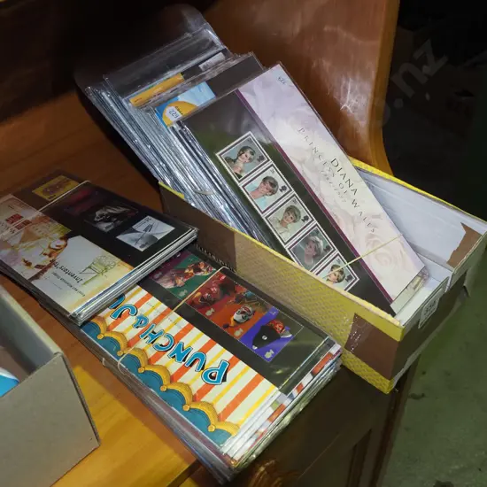 box of first day covers