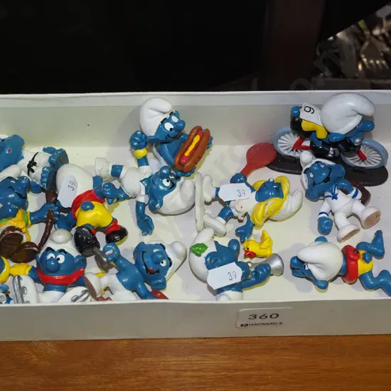 box of Smurfs