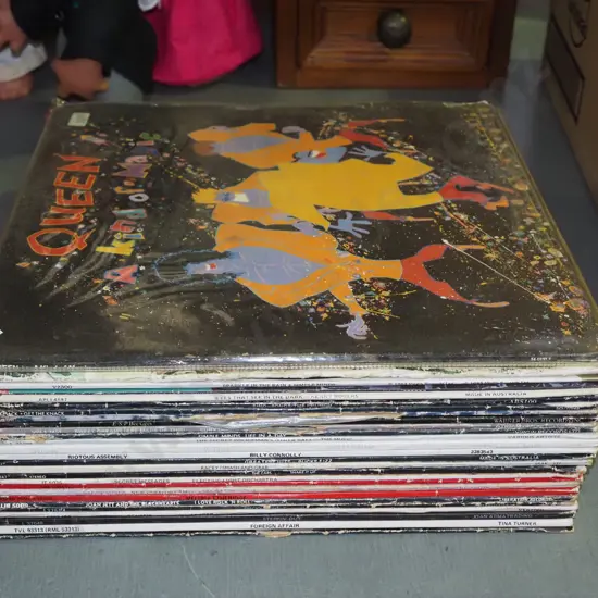 LPs; Elton John, Queen, Smiple Minds etc