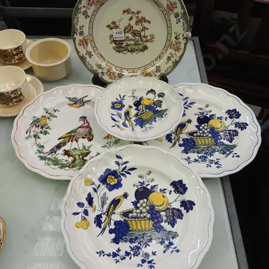 5x Spode plates