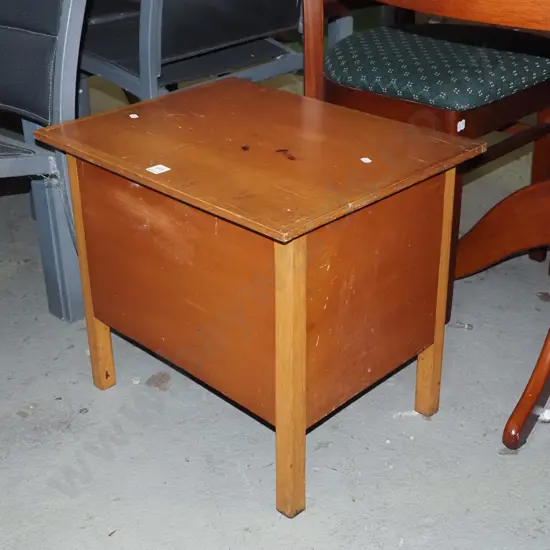 homemade wooden storage box H460 W540 D410