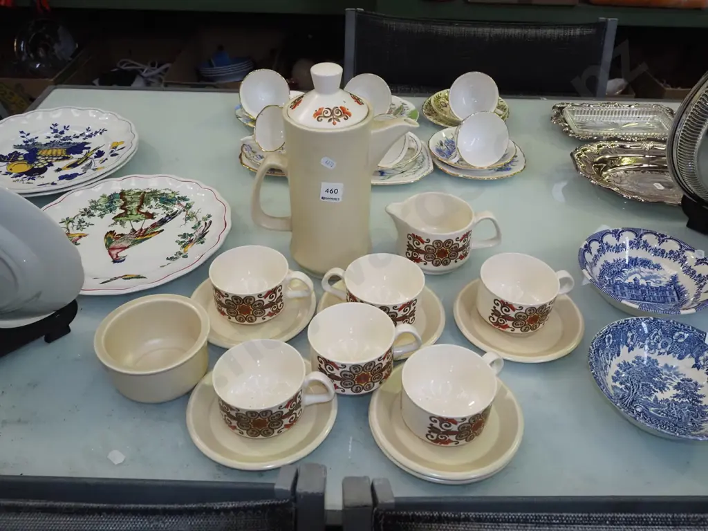 retro Palissy coffee set - incomplete Image 1++