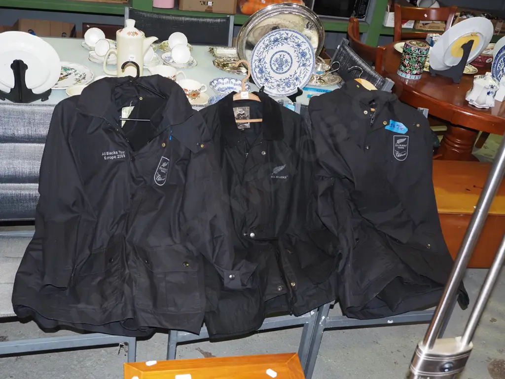 3x size XL ALL Blacks tour jackets  Image 1++