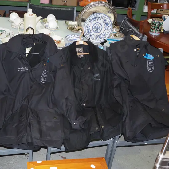 3x size XL ALL Blacks tour jackets 