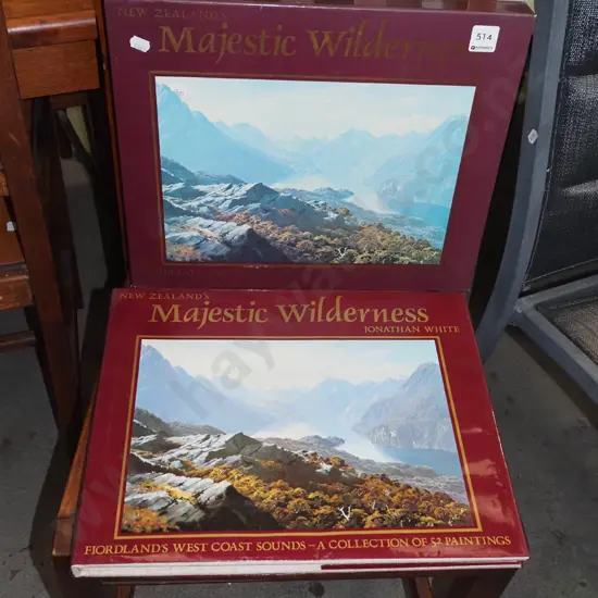 slip cased copy of Jonathans White's New Zealand  Majestic Wilderness