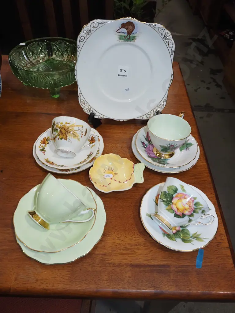 4x trios, Beswick pin dish etc Image 1++