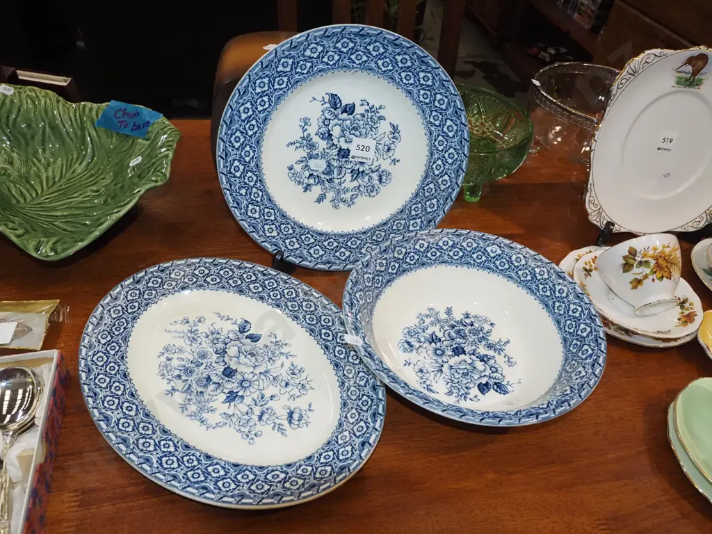 Empire Ware Harvard plates, bowl Image 1++