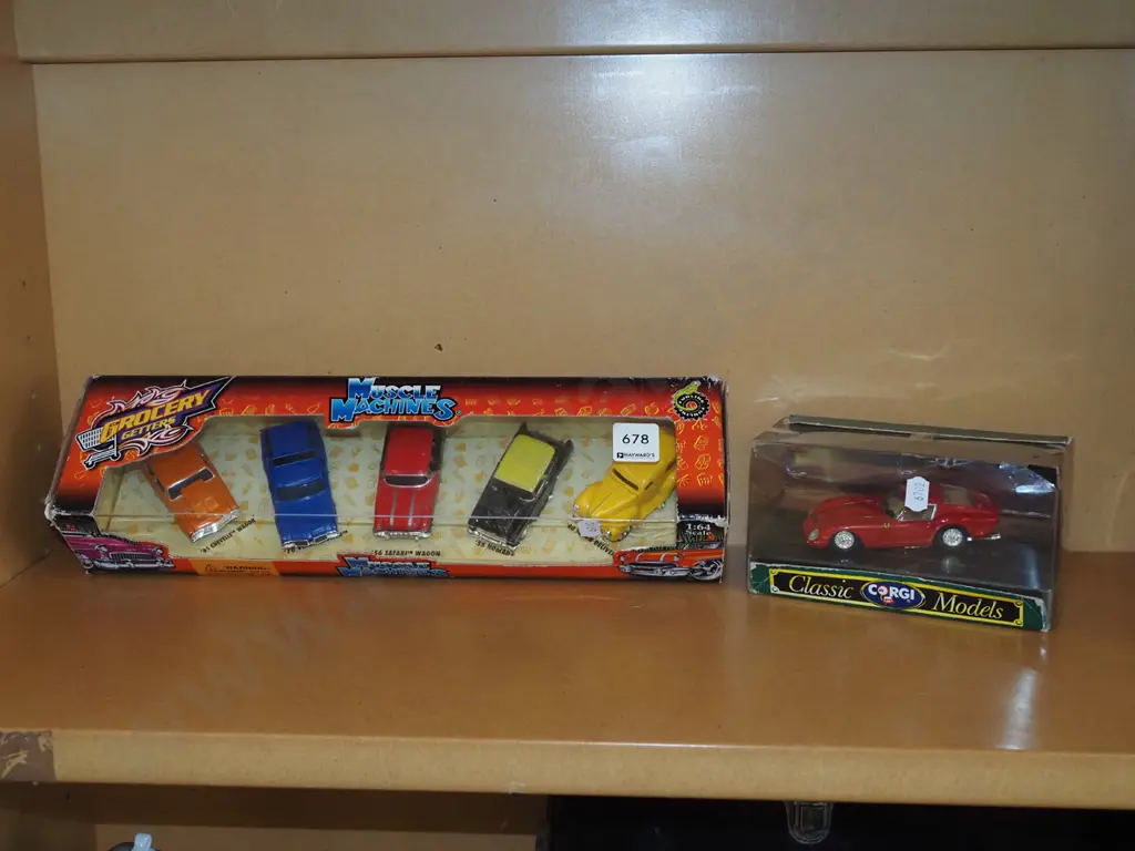 boxed model vehicles, Corgi Ferrari etc Image 1++